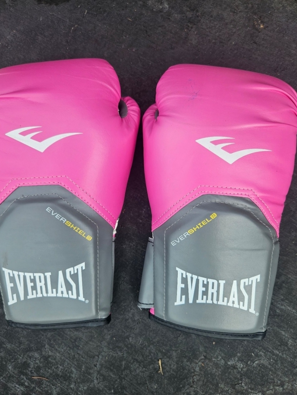 Everlast Pink and Gray Boxing Gloves